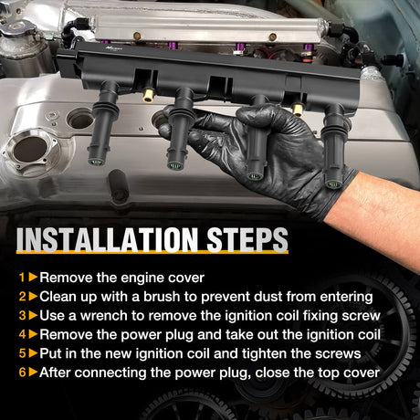 ignition coil pack Ignition Coil Pack UF669 Fit for Chevy Cruze Sonic Trax Volt Cadillac ELR Buick Encore 20112012 2013 2014 2015, 2016 2017 2018 1.4L D521C 55577898 55579072 25198623