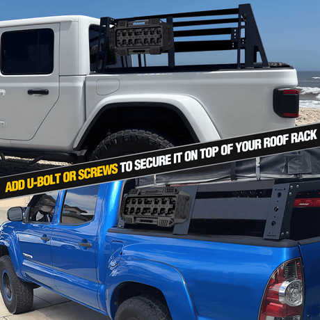 Traction Boards Off-Road Mini Short Recovery Traction Boards For 4WD 4X4 (2PCS Black)