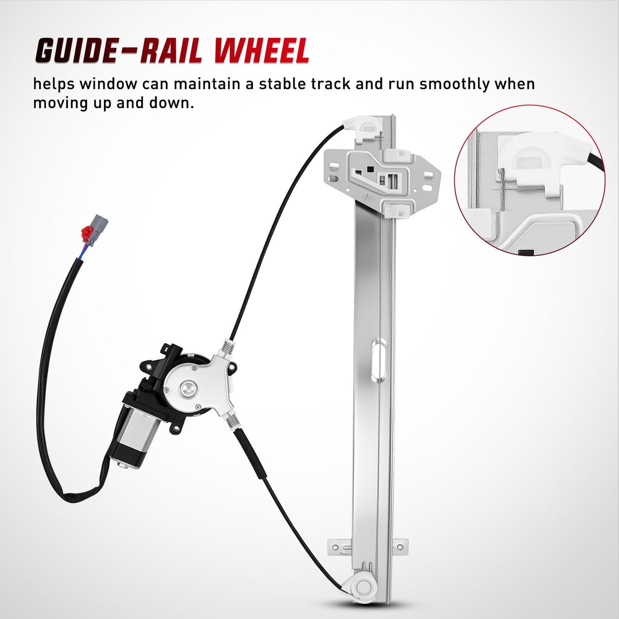Window Regulator 748-513 Power Window Regulator and Motor Assembly Rear Passenger Side, OE Replacement for Honda Pilot 2003 2004 2005 2006 2007 2008