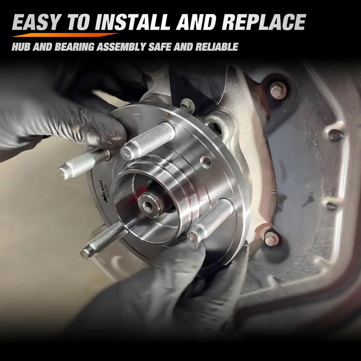 Nilight Front Wheel Bearing Hub Assembly for GMC Envoy XL XUV 2002 2003 2004 2005 2006 2007 2008 2009, Chevy Trailblazer EXT SSR Olds Bravada Isuzu Ascender Buick Rainier with 6-Lug, OEM 513188