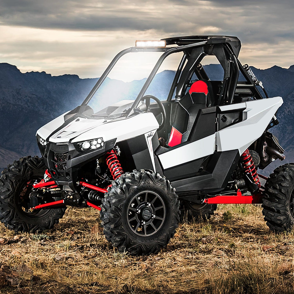 LED Work Light 12 Inch 300W Spot Flood Combo Orange Case Led Light Bar