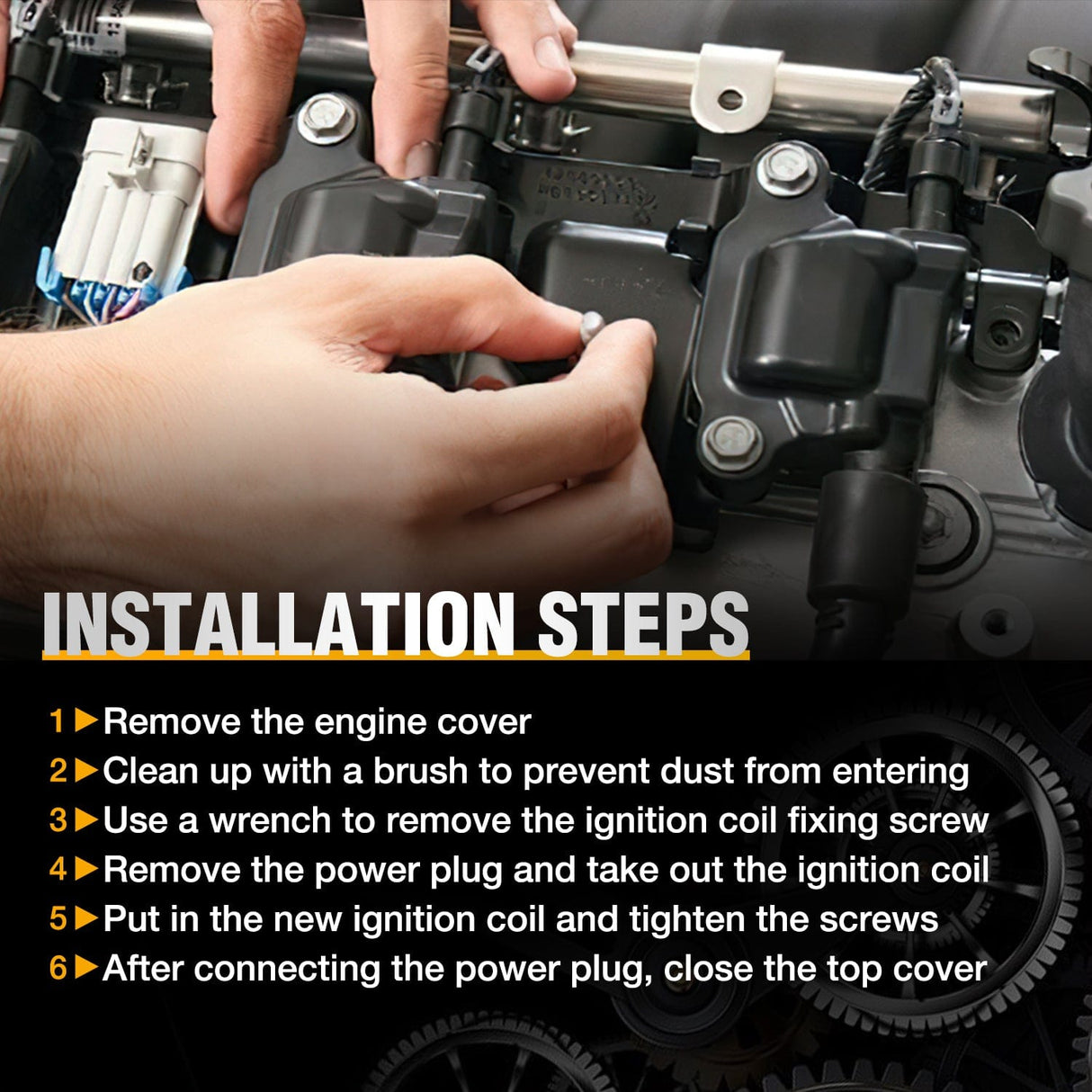 ignition coil pack 8pcs Ignition Coil Pack UF413 Fit for Chevy Silverado 1500 2500 HD Tahoe Suburban Avalanche Express Corvette Camaro Impala GMC Yukon Cadillac Escalade Pontiac 5.3 6.0L V8 Engine