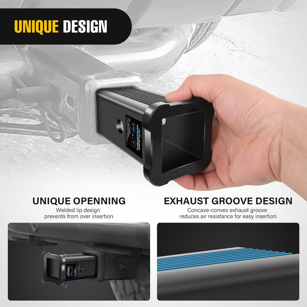 Trailer Hitch Trailer Hitch Receiver Extender Adapter Reducer 2-1/2 to 2 Inch