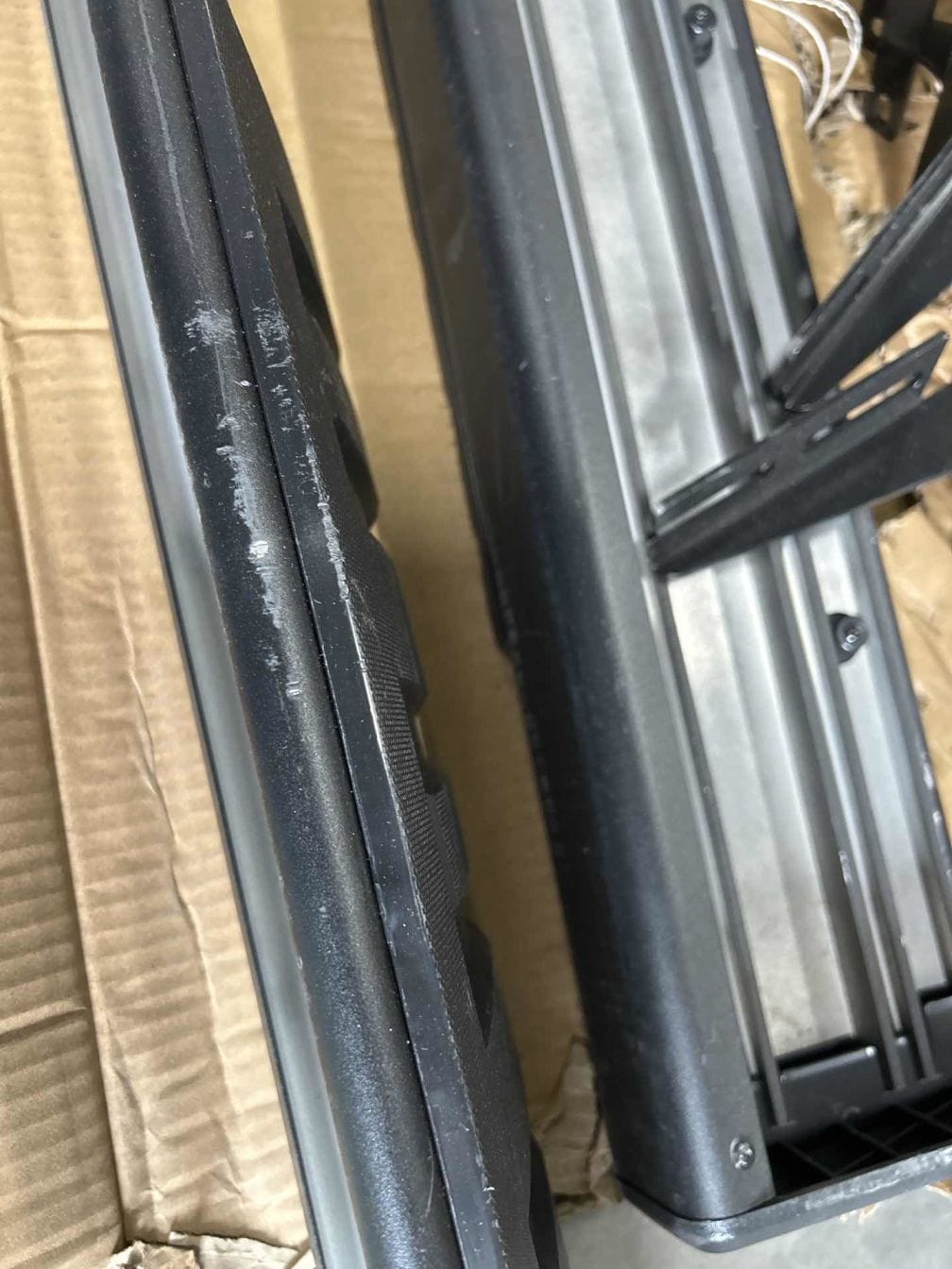 Running Board 2015 2016 2017 2018 2019 2020 2021 2022 2023 2024 Ford F150 SuperCrew Cab Pickup 4 Door 2017 2018 2019 2020 2021 2022 2023 2024 Ford F250 F350 Super Duty Crew Cab 6 Inch Slip-Proof Aluminum Side Step Nerf Bars Running Boards