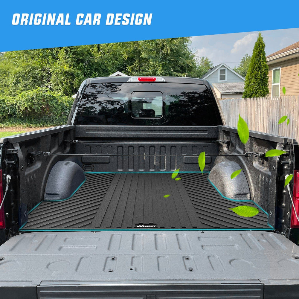 Truck Bed Mat 5.5ft Rubber Short Bed For 2015 2016 2017 2018 2019 2020 2021 2022 Ford F150 SuperCrew Cab