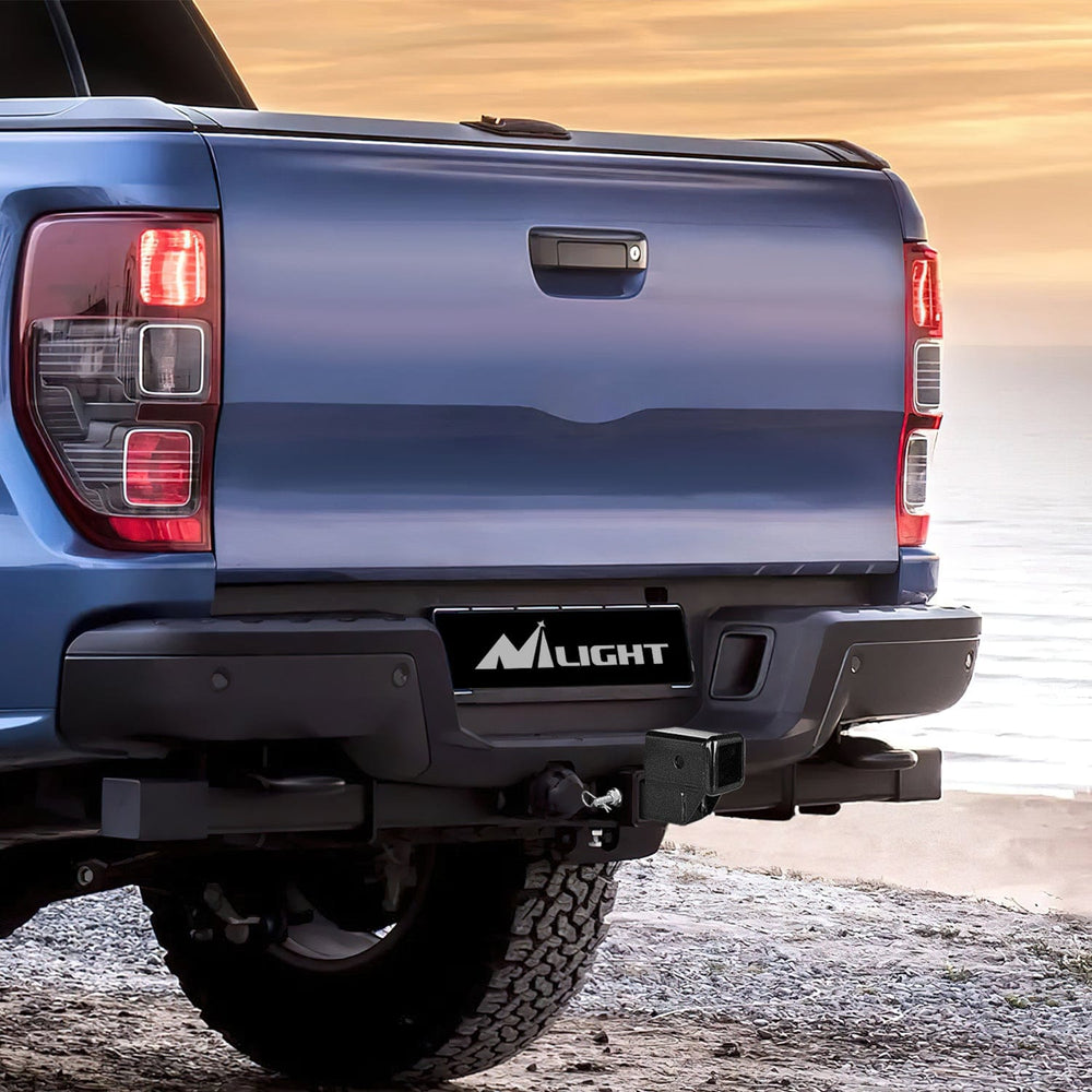 Trailer Hitch 2 Inch Trailer Dual Hitch Receiver with 2Inch Rise or Drop