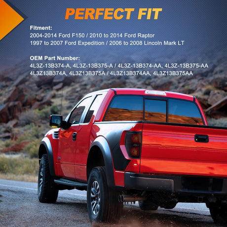 Signal Light Side Mirror Marker Light for 1997-2007 Ford Expedition 2004 2005 2006 2007 2008 2009 2010 2011 2012 2013 2014 Ford F150 2010 2011 2012 2013 2014 Ford Raptor 2006-2008 Lincoln Mark LT