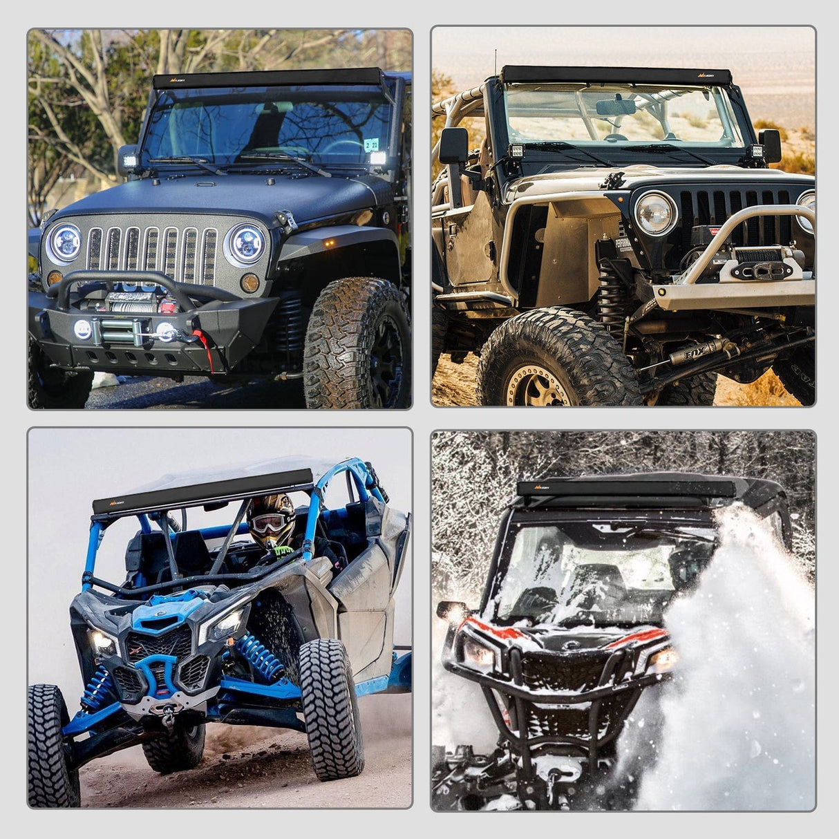 light cover LED Light Bar Cover 52 Inches Black Nylon Protective Sleeve Universal Fit Straight and Curved Bar Waterproof Dustproof Scratch-Proof Light Cover for Driving Off Road Lights