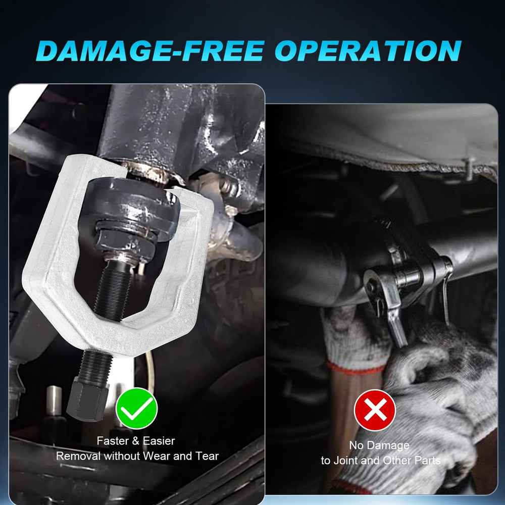 Ball Joint Press Ball Joint Separator Pitman Arm Puller Tie Rod End Tool 5 in 1 Front End Service Set