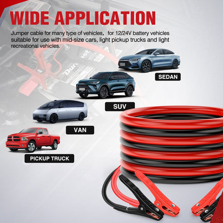 Wiring Harness Kit 6 Gauge 16 FT Heavy Duty Jumper Cable