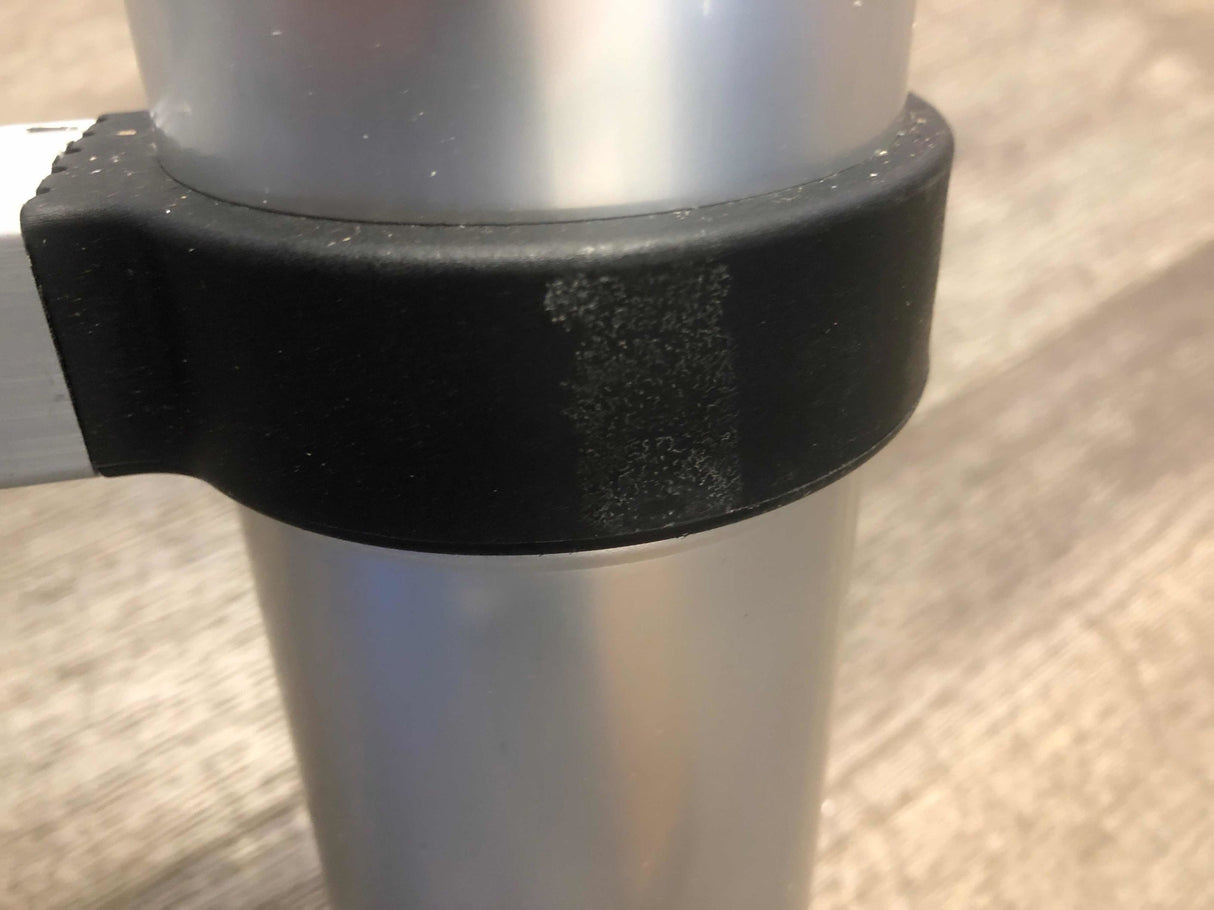 12.5ft Telescoping Ladder Aluminum Telescopic Extension Multi Purpose Ladders EN131 Certified - Extendable with Spring Load Locking Mechanism Non-Slip - 330 lb Max Capacity, Silver/Black (25% OFF Final Checkout)