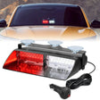Windshield Hazard Strobe Light 8 Inch 16 Leds Windshield Hazard Red White Strobe Light