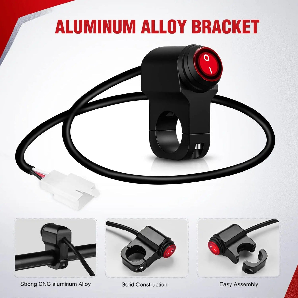 Vehicle Parts & Accessories 7/8 Inch Motorcycle Handlebar Switch Control