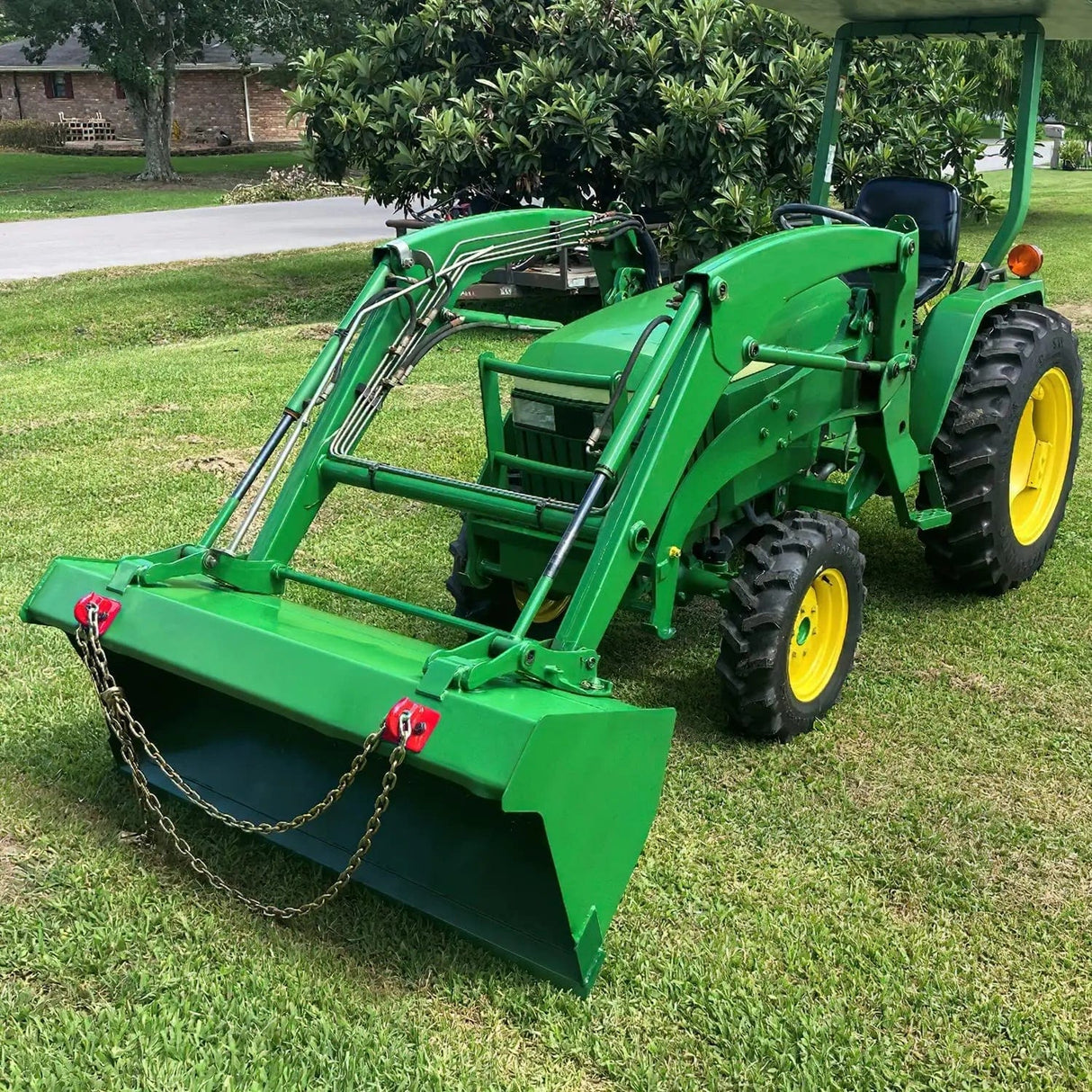 Tow Hooks & Truck Tie Downs & Anchors Tractor Bucket Grab Hook 3/8 Inch Red (Pair)