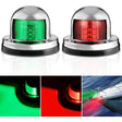 Trailer Light 8 Leds Red Green Marine LED Port Starboard Signals Lights (Pair)