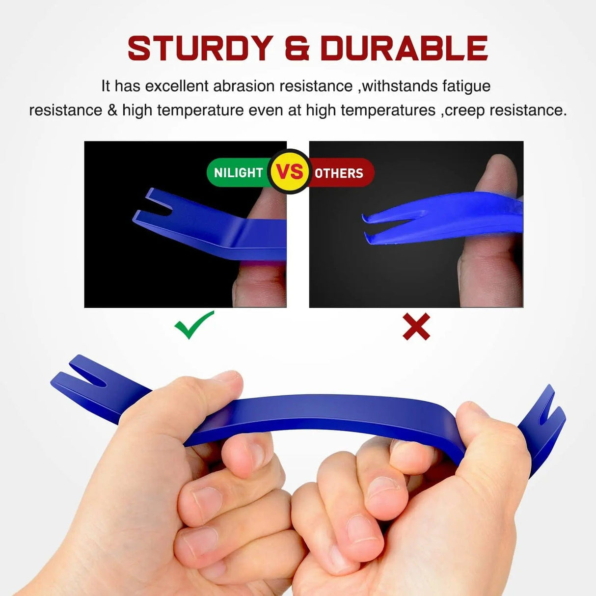 retainer clips 8 Pcs Auto Trim Removal Tool Set Blue