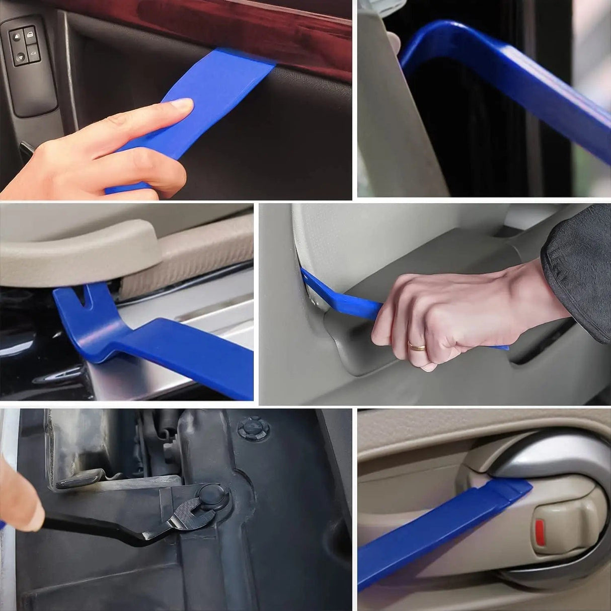 retainer clips 8 Pcs Auto Trim Removal Tool Set Blue