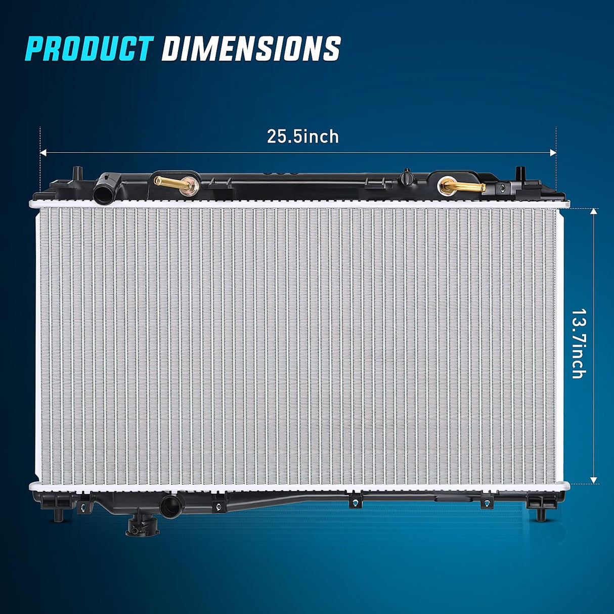 Radiator 2001-2005 Honda Civic Acura EL L4 1.7L Radiator