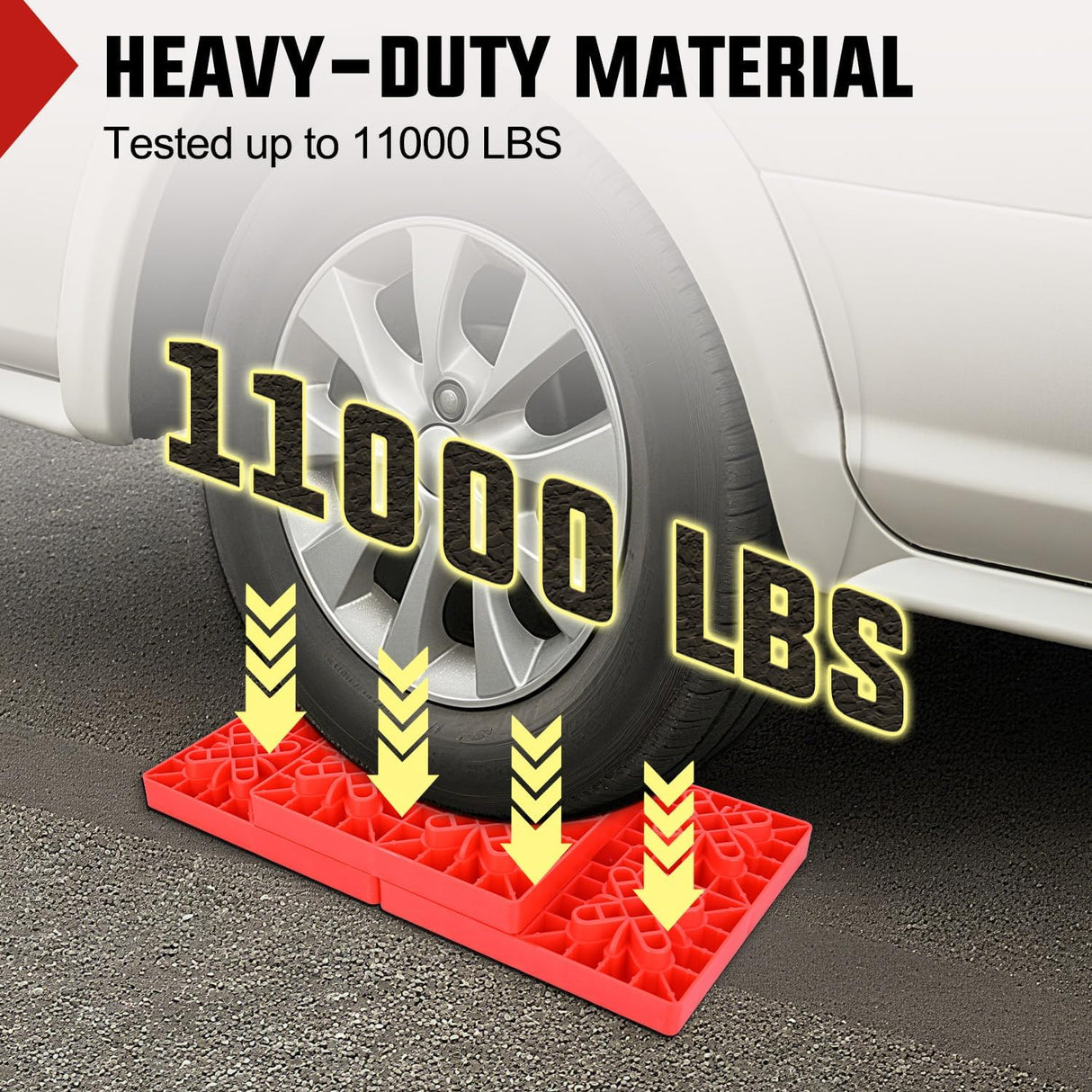 RV Leveling Blocks 10 Pack Interlocking Design Stabilizer Block Customizable Height with Carrying Bag for Rv Camper Travel Trailer