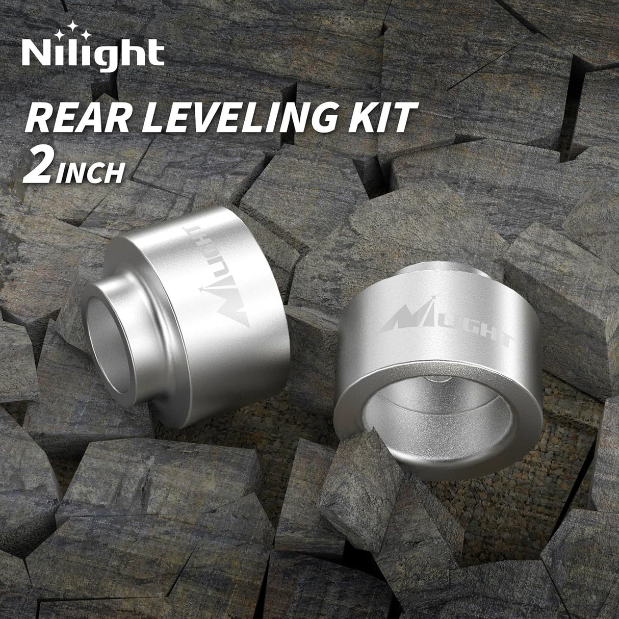 2inch Rear Leveling Kit for 2009-2023 Ram 1500 2000-2020 Tahoe Suburban Yukon 1500 2002-2013 Avalanche 1500 2WD 4WD Rear Raise Suspension Strut Spacers