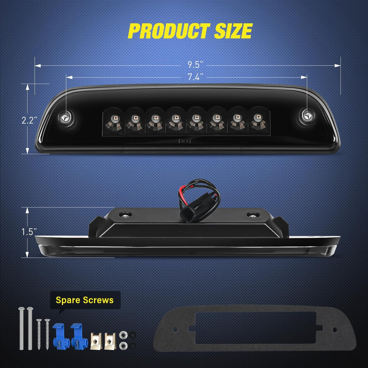 1995-2016 Toyota Tacoma Third Brake Light Nilight