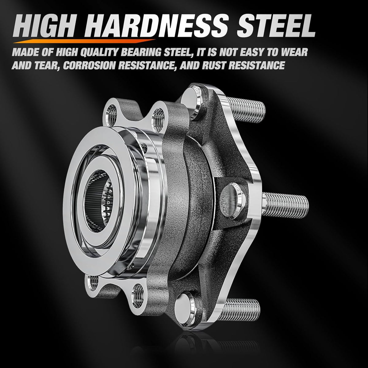 Front Wheel Bearing and Hub Assembly for Nissan Sentra 2013 2014 2015 2016 2017 2018 2019, NV200 2013–2019, Leaf 2013-2017, Chevy City Express 2015–2018, 513364-2Pack