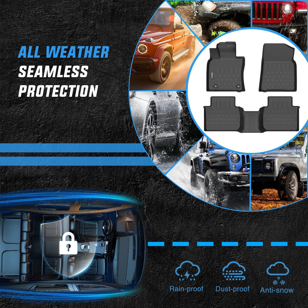 2018-2024 Toyota Camry Standard Models FWD TPE Floor Mats Nilight