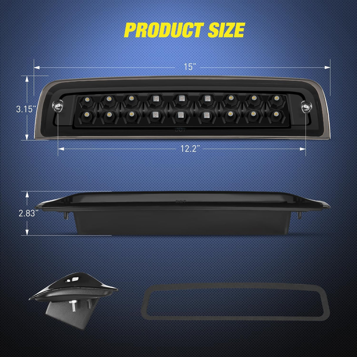 Accessories 2009-2017 Dodge Ram 1500 2500 2010-2017 RAM 3500 Third Brake Light