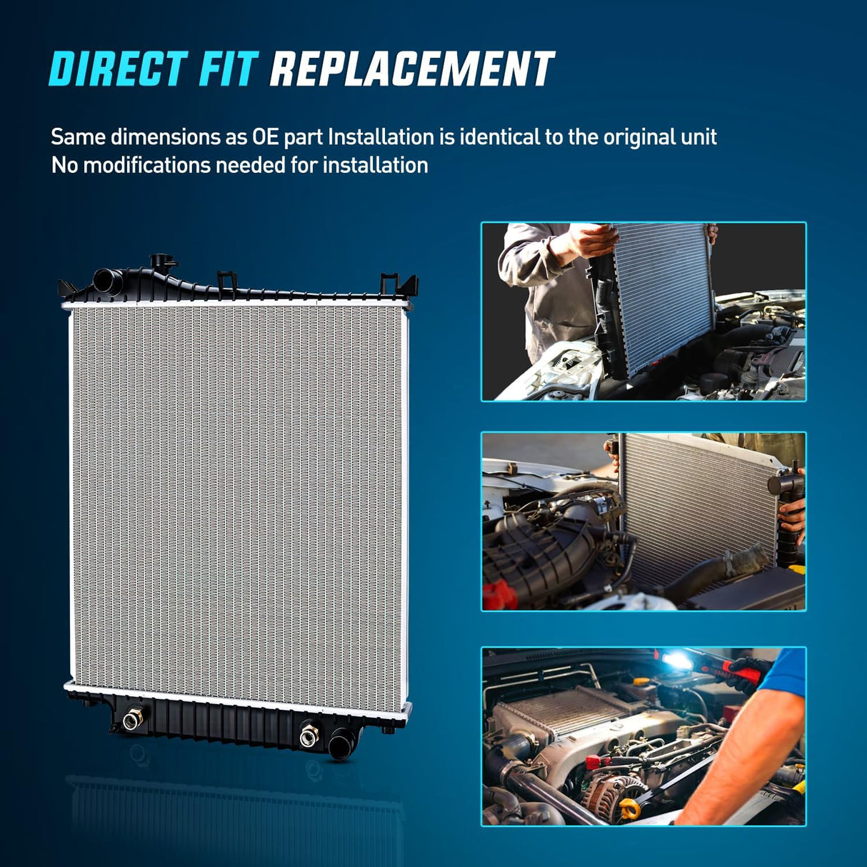 Radiator for Ford Explorer V6 V8 4.0L 2006, Explorer Sport 2007, Mercury Mountaineer 2006