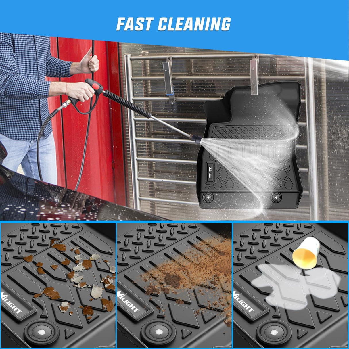 TPE Floor Mats for Nissan Sentra 2020 2021 2022 2023 2024 2025 2026, All Weather Custom Fit Heavy Duty Floor Liners