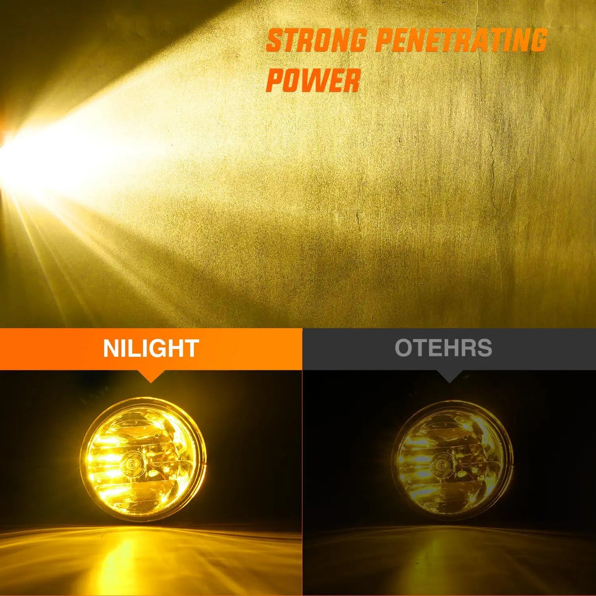 Fog Light Assembly Fog Light Assembly For 2005 2006 2007 Nissan Armada 2004 2005 2006 2007 2008 2009 2010 2011 2012 2013 2014 2015 Nissan Titan with Amber Lens and 880 Bulbs