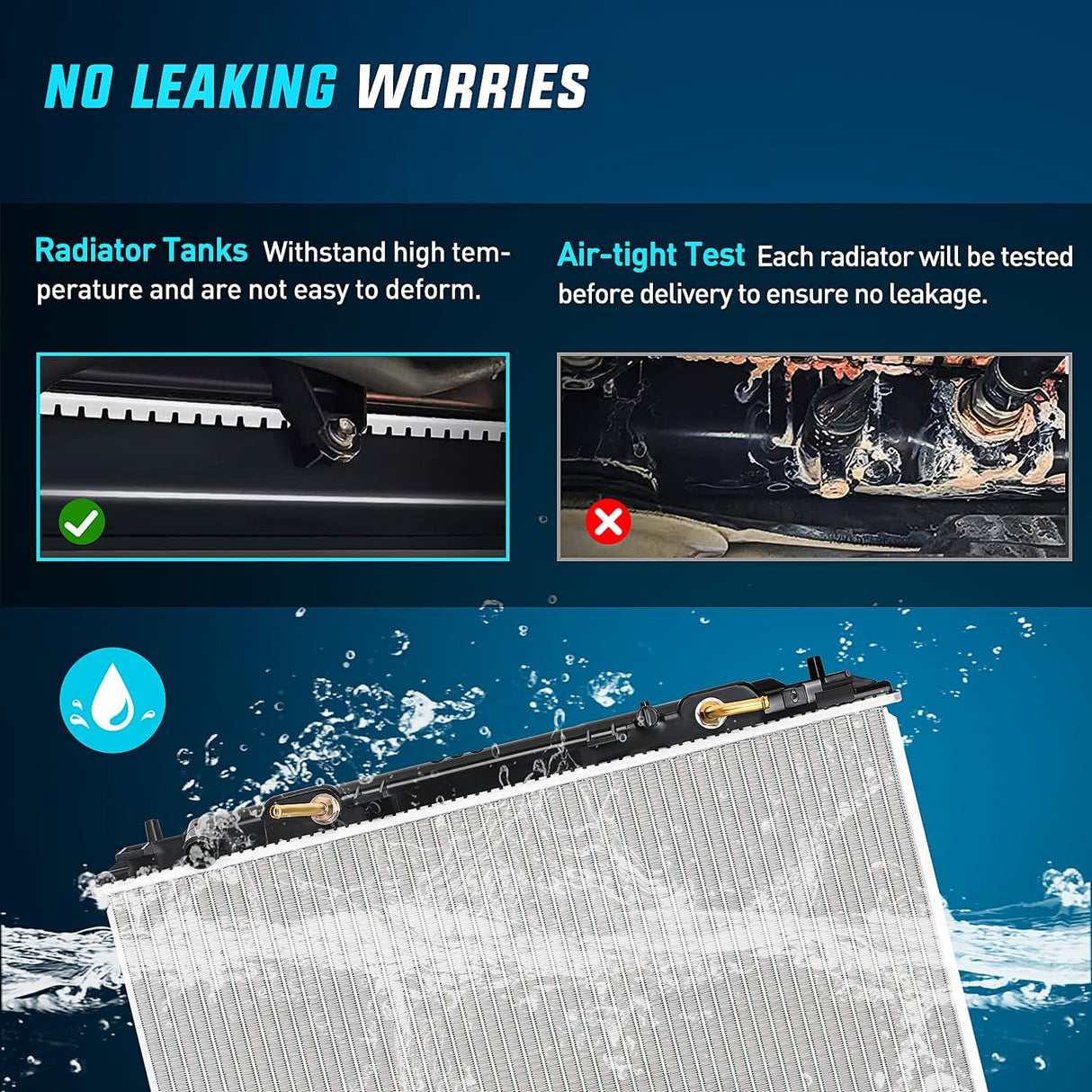 Radiator 2001-2005 Honda Civic Acura EL L4 1.7L Radiator