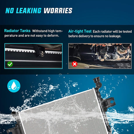 2005-2010 Jeep Grand Cherokee 4.7L 3.0L 6.1L 3.7L 2006-2010 Jeep Commander 3.7L 4.7L Radiator Nilight