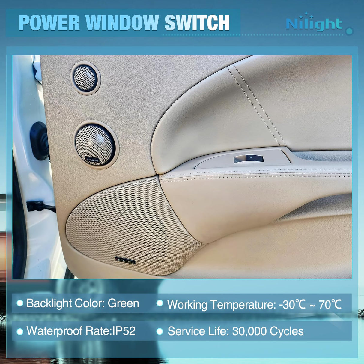 Passenger Window Switch for 2006-2011 Buick 2007-2014 Chevrolet/GMC | for 2006 2007 2008 2009 2010 2011 Buick Lucerne Enclave 07-13 Avalanche/Silverado Suburban Tahoe GMC /Yukon 22895545 901149