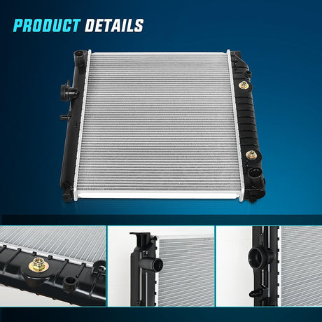 2004-2012 Chevrolet Colorado 2004-2012 GMC Canyon 2006-2008 Isuzu i280 i290 i350 i370 2.8L 2.9L 3.5L 3.7L Radiator Nilight