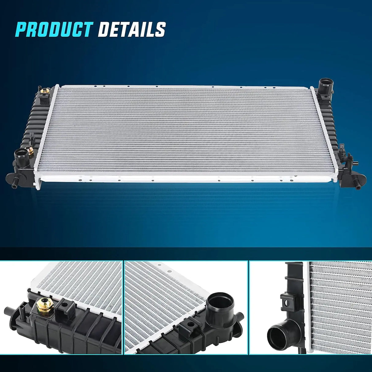 2005-2008 Ford F150 2004 Ford Expedition 4.6L 2004-2006 Ford Expedition 5.4L V8 2006-2008 Lincoln Mark LT 5.4L 2005-2008 Navigator 5.4L V8 Radiator Nilight