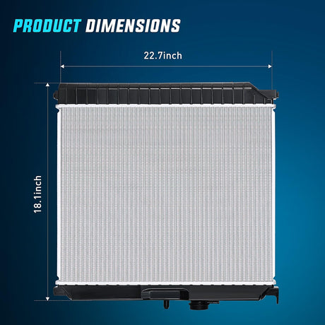 2004-2012 Chevrolet Colorado 2004-2012 GMC Canyon 2006-2008 Isuzu i280 i290 i350 i370 2.8L 2.9L 3.5L 3.7L Radiator Nilight