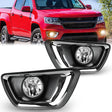 2015-2020 Chevy Colorado Fog Light Assembly 5202 Bulbs Clear Lens Nilight