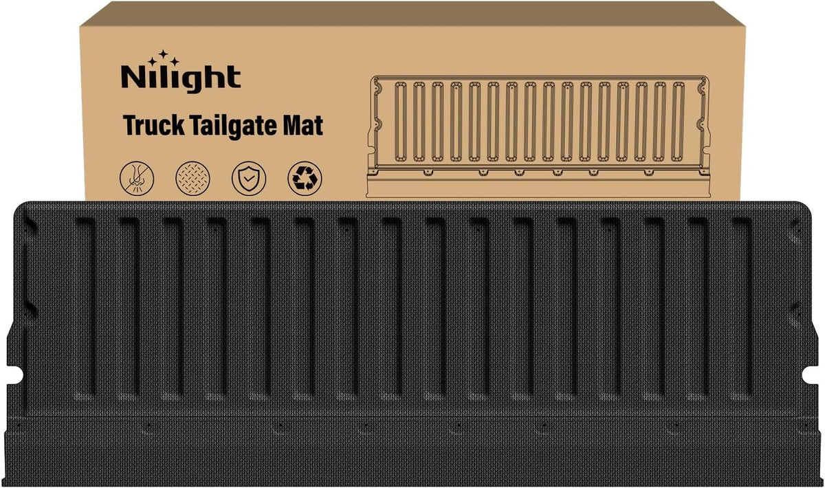 Tailgate Mat for Toyota Tacoma 2005-2023 2nd 3rd Gen All Weather TPE Anti-Slip Custom Fit Truck Tailgate Protector Cover Liner