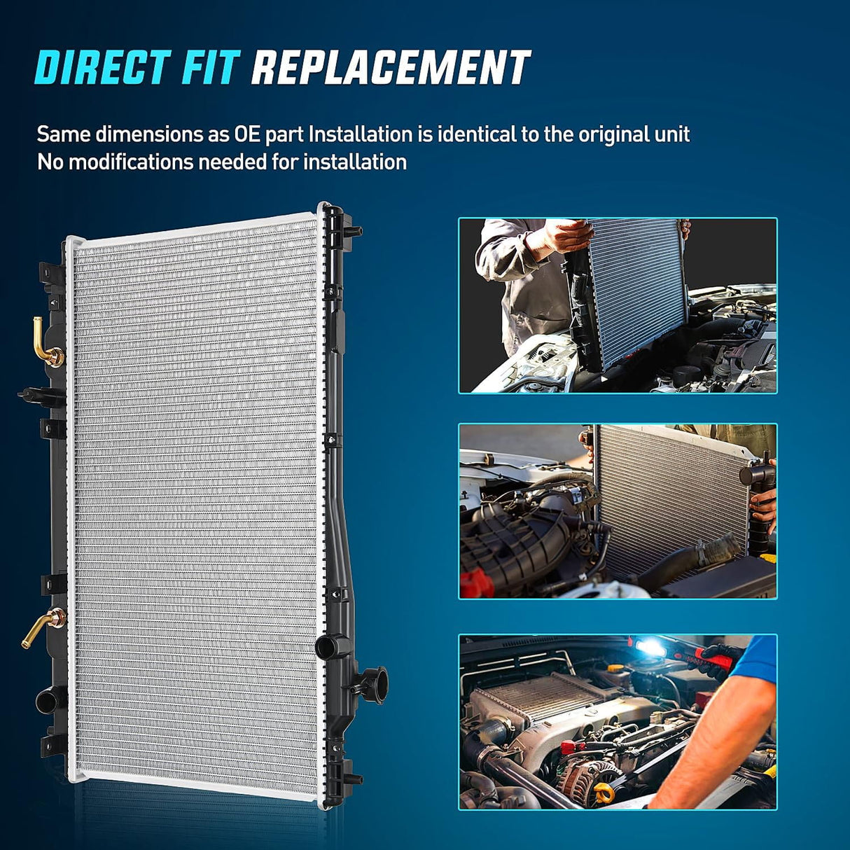 Radiator 2001-2005 Honda Civic Acura EL L4 1.7L Radiator