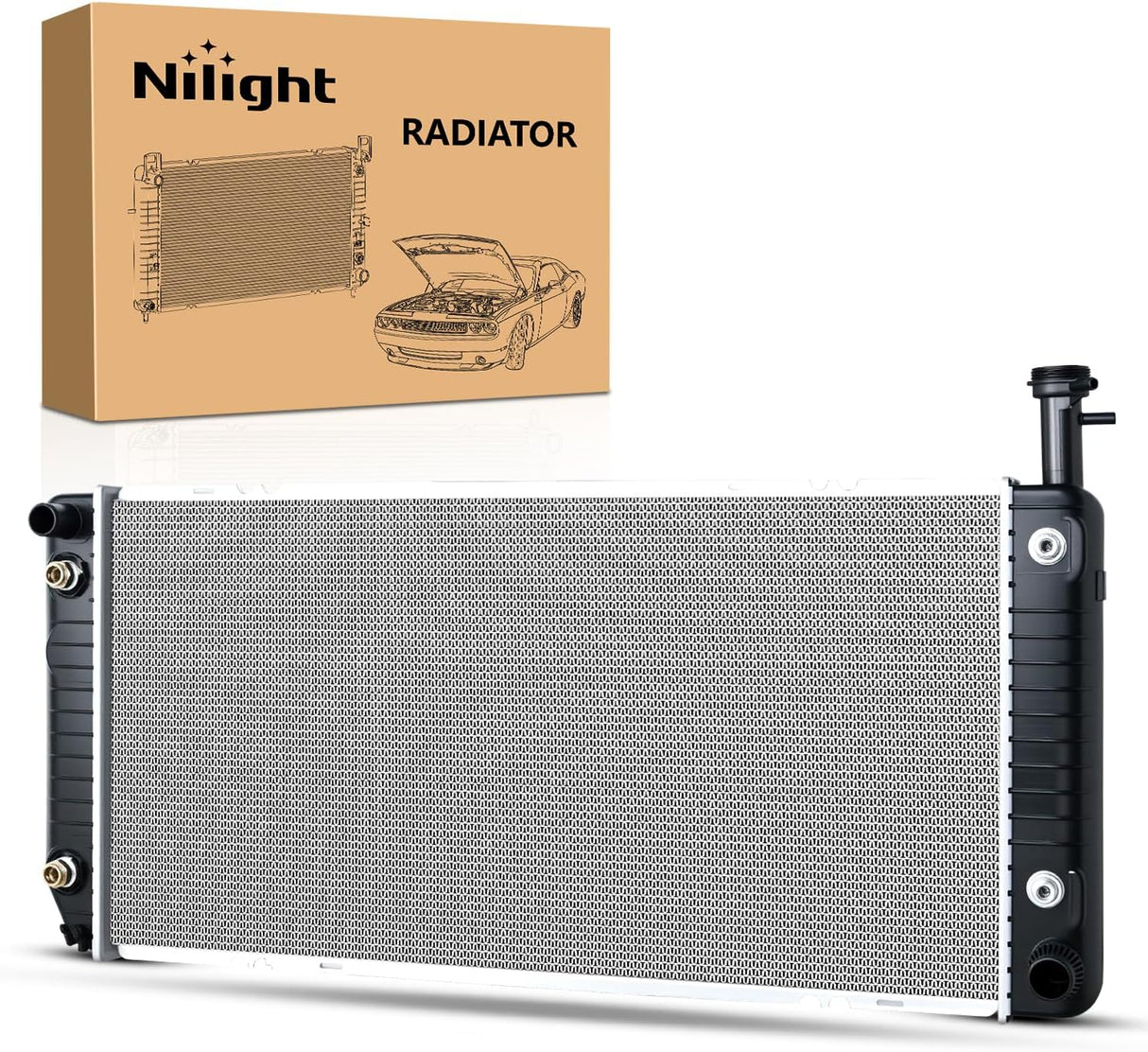 Radiator for Chevrolet Express 2500 3500, GMC Savana 3500 2500 4.8L 6.0L V 2004 2005 2006 2007 2008 2009 2010 2011 2012 2013 2014 2015 2016 2017 2018