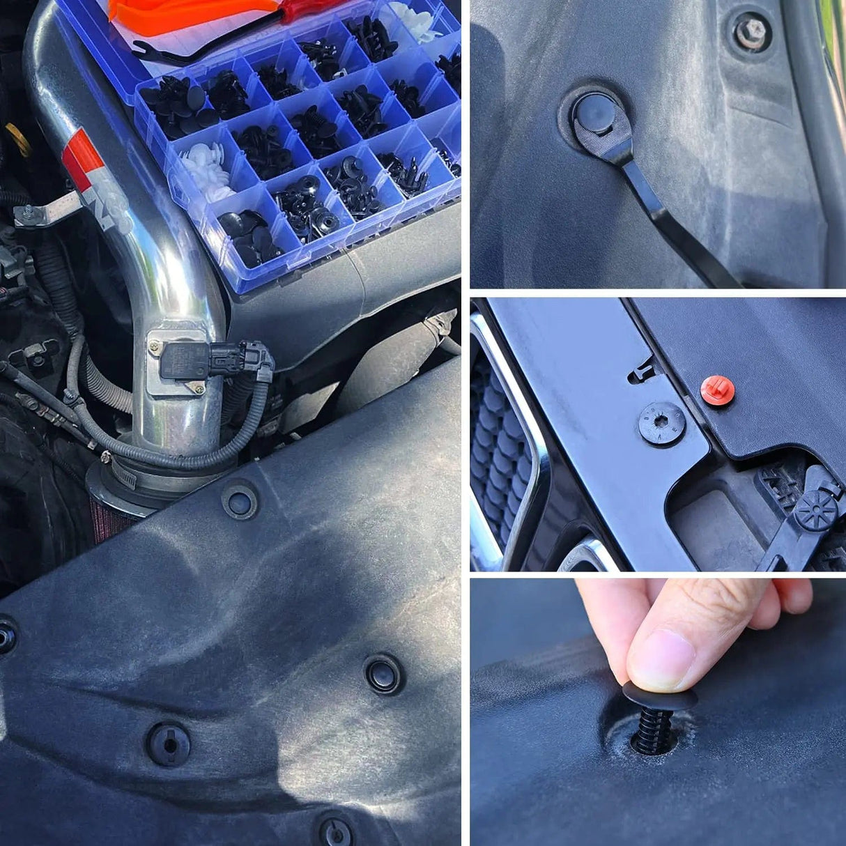 Motor Vehicle Parts 820 Pcs Bumper Retainer Clips Car Push Retainer Kit