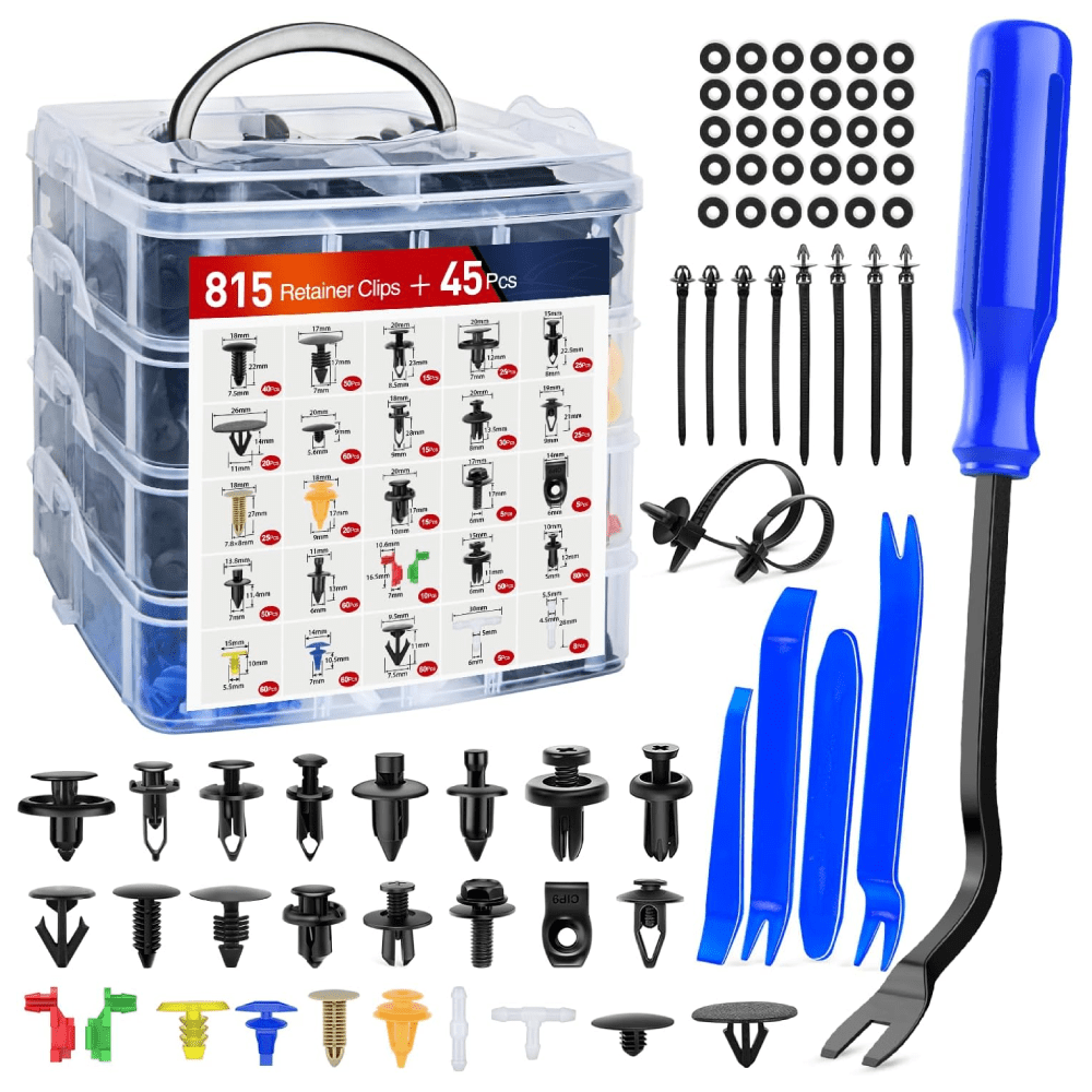 860 Pcs Car Push Retainer Clips & Auto Fasteners Assortment Nilight