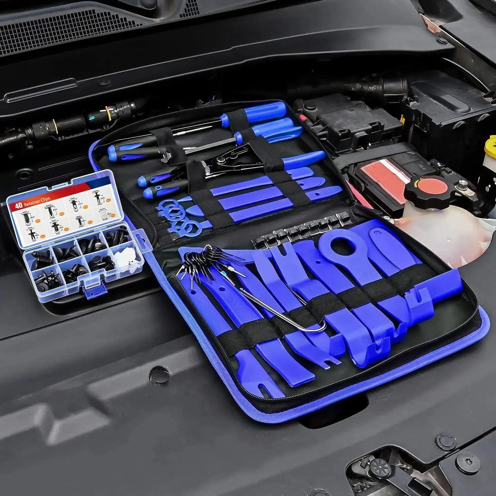 Fender 88 Pcs Trim Removal Tool Kit Blue