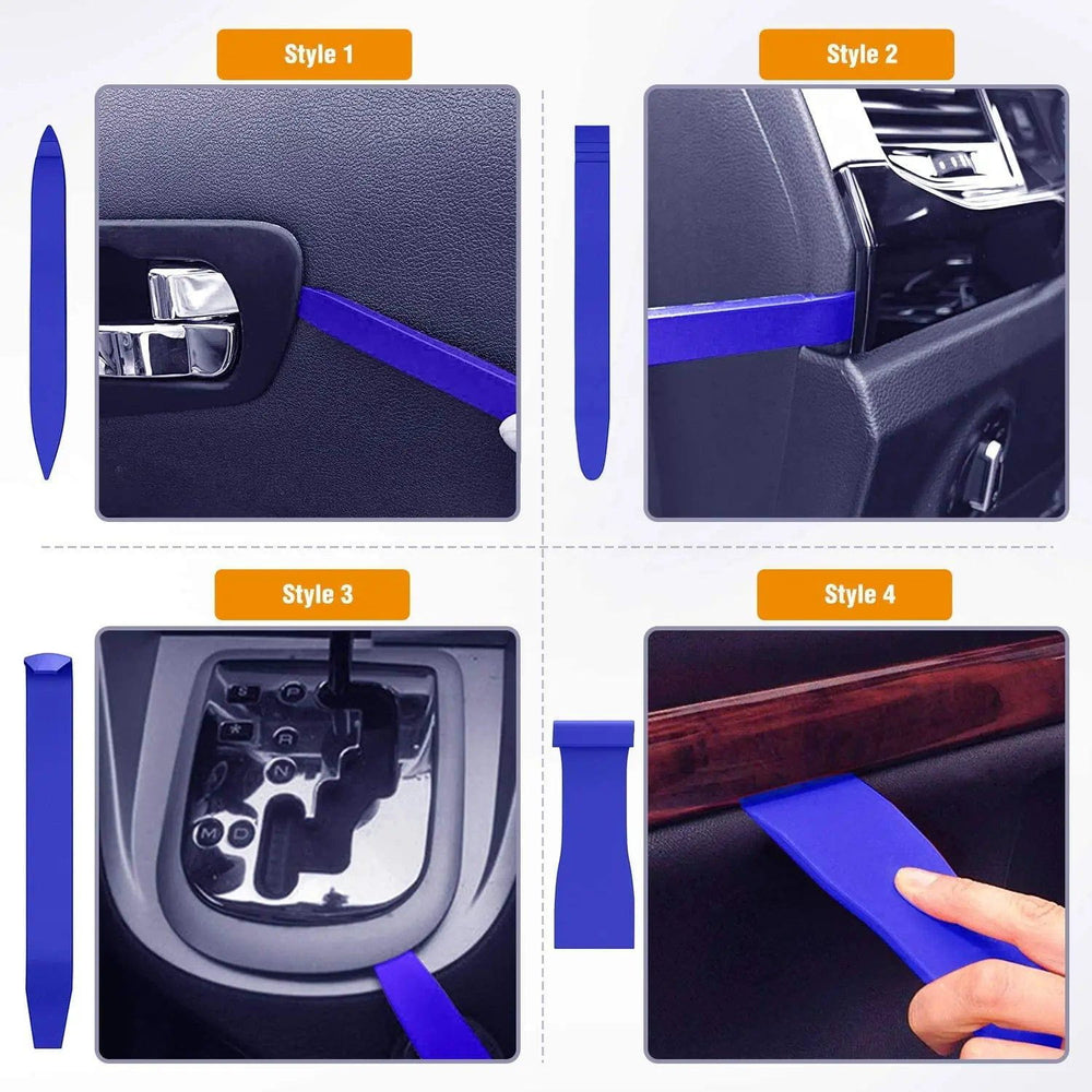 retainer clips 8Pcs Auto Trim Removal Tool Kit Blue
