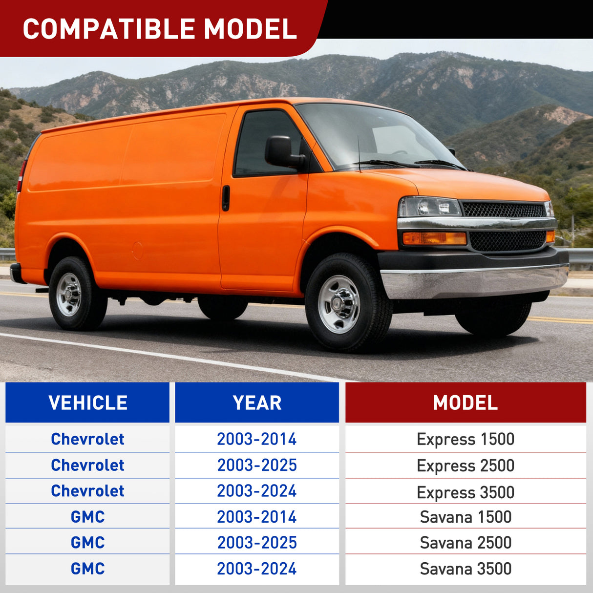 4 Pin Trailer Wiring Harness 55540 Vehicle Side Custom for 2003 2024 Chevy Express GMC Savana