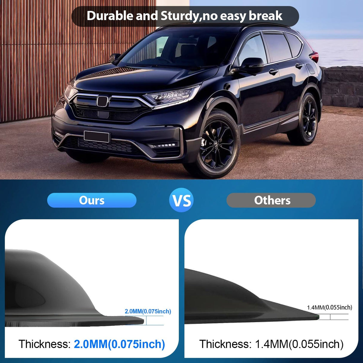 Rain Guards Rain Guards for Honda CRV 2017 2018 2019 2020 2021 2022 Window Deflectors, Vent Window Visors-4pcs