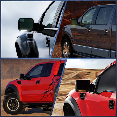 Signal Light Side Mirror Marker Light for 1997-2007 Ford Expedition 2004 2005 2006 2007 2008 2009 2010 2011 2012 2013 2014 Ford F150 2010 2011 2012 2013 2014 Ford Raptor 2006-2008 Lincoln Mark LT