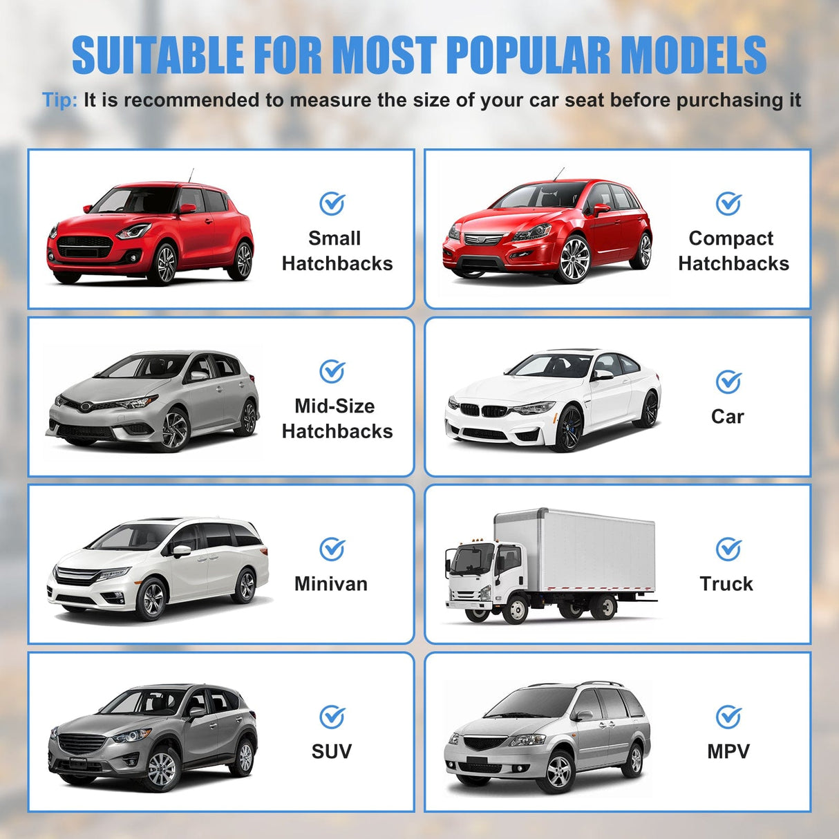 Vehicle Seat Belt Covers Car Seat Cushion Cover Black Leather Front Seats with Wings Waterproof and Anti-Slip with Storage Bag Wrapped Bottom Suitable for Cars Sedan Van SUV Truck