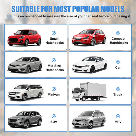 Vehicle Seat Belt Covers Car Seat Cushion Cover Black Leather Front Seats with Wings Waterproof and Anti-Slip with Storage Bag Wrapped Bottom Suitable for Cars Sedan Van SUV Truck